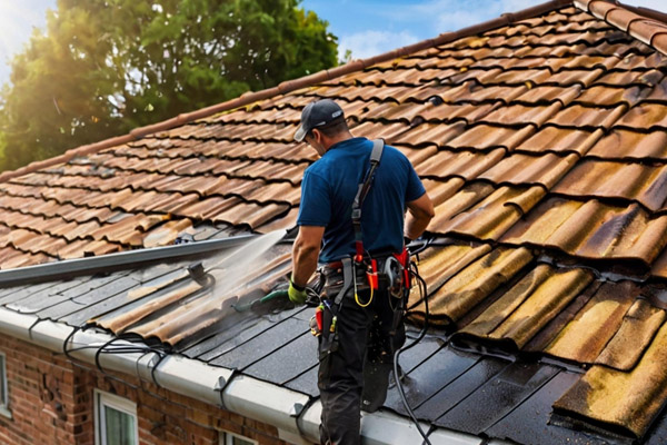 Démoussage de toiture