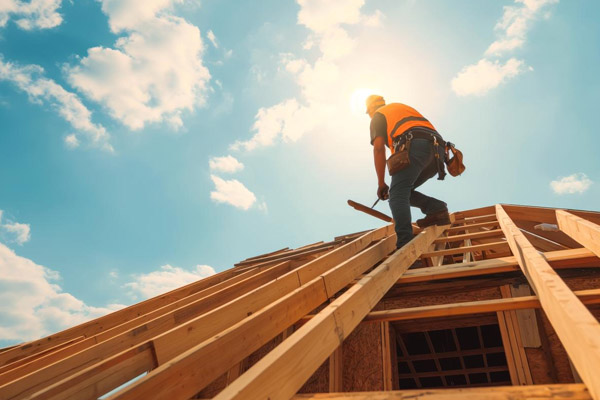 Intervention sur charpente